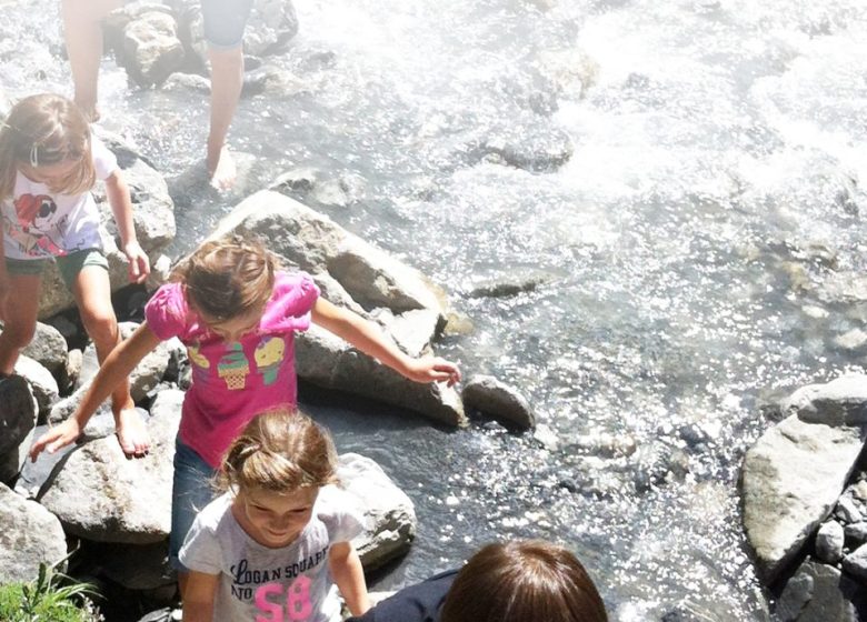 Torrent de la Saussaz et ses petites cascades
