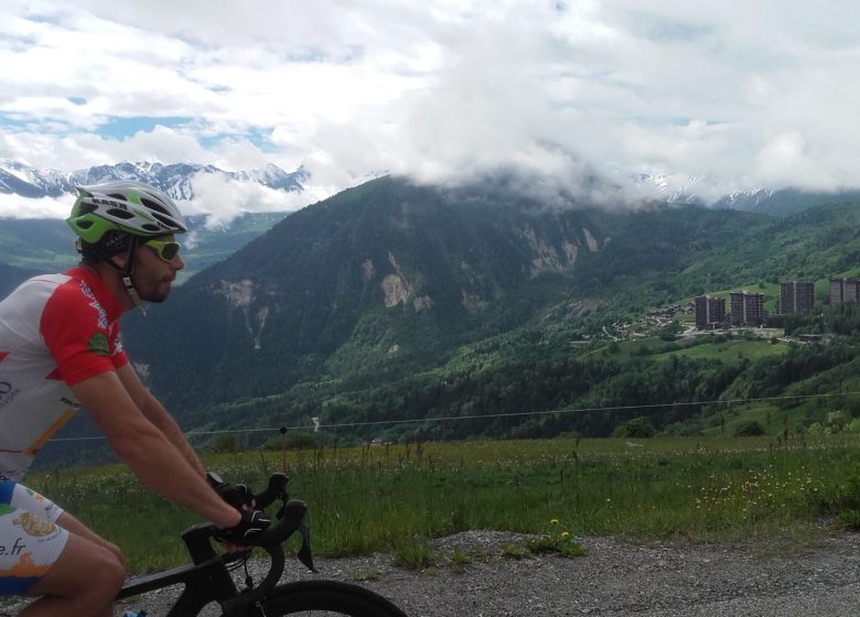 Montée cyclo de la Toussuire par Fontcouverte et le Corbier