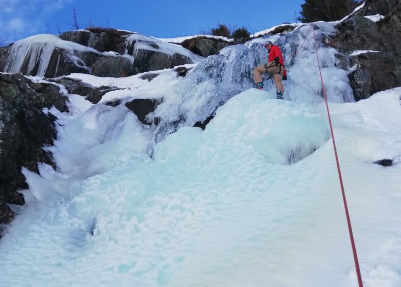 Sortie escalade sur glace