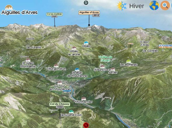 Application 3D « Pays des Aiguilles d’Arves »