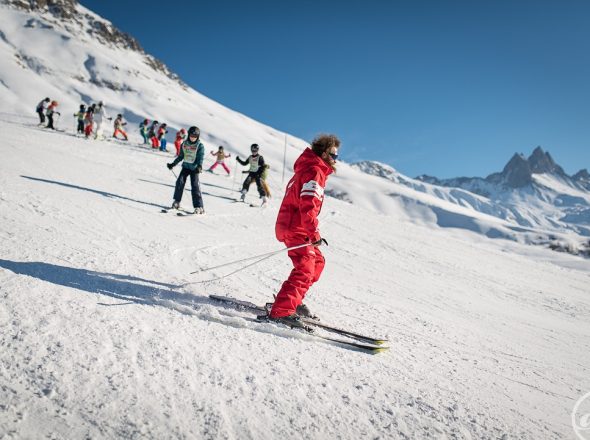 Cours de ski avec l’ESF