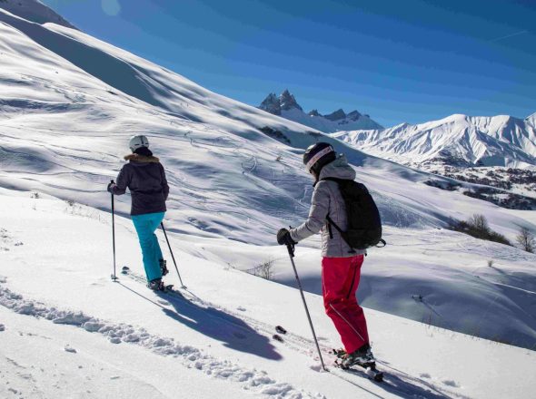 Leçon de ski de randonnée avec Valentin Jullien
