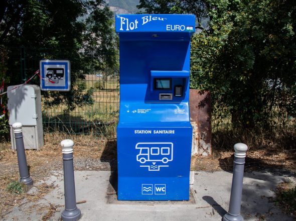 Aire de service – Camping-cars – Borne Flot Bleu