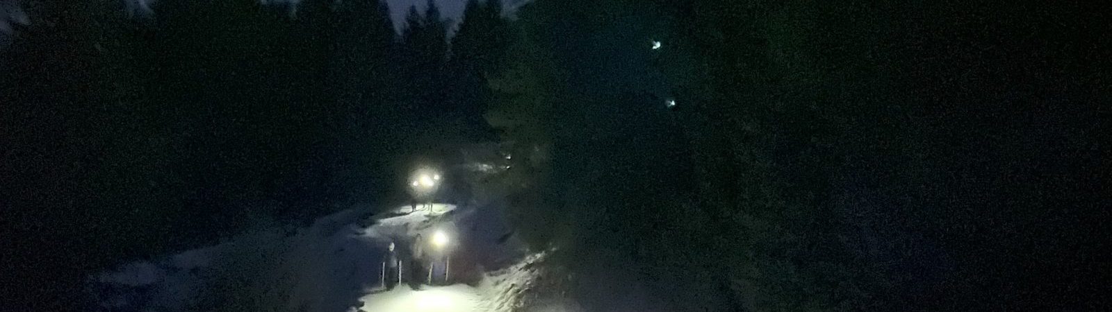 Sortie raquettes en nocturne