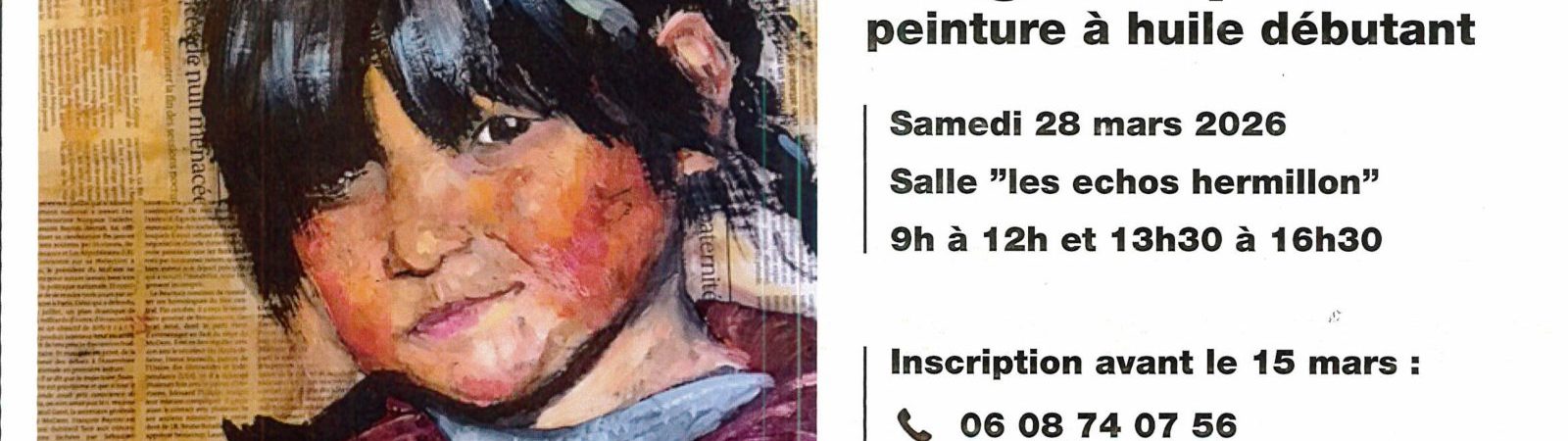 Stage de portrait à la peinture à huile