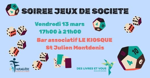 Soirée jeux de société