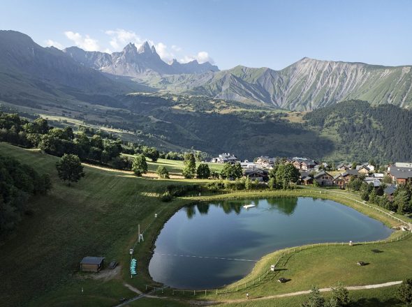 Plan d&rsquo;eau et baignade du Col du Mollard