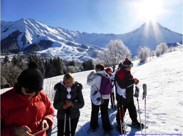 Les traces des animaux de montagne