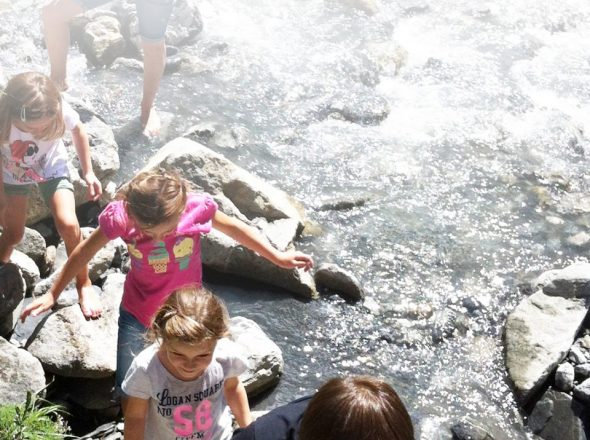 Torrent de la Saussaz et ses petites cascades